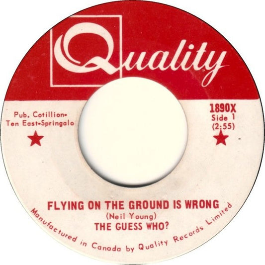 The Guess Who : Flying On The Ground Is Wrong (7", Single)