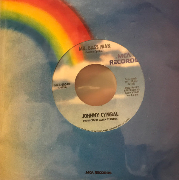 Johnny Cymbal : Mr. Bass Man / Refreshment Time (7", RE)