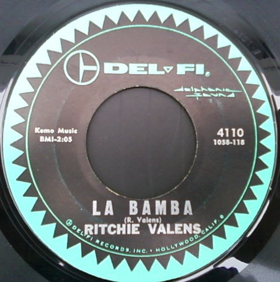 Ritchie Valens : Donna / La Bamba (7", Single, Styrene, Mon)