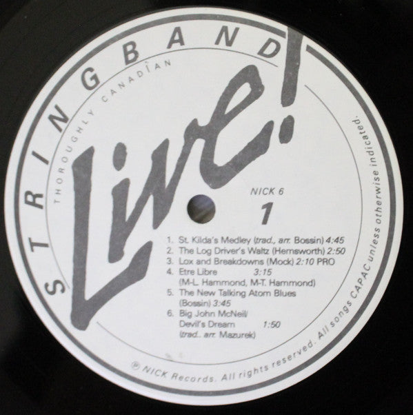 Stringband : Live! (LP, Album)