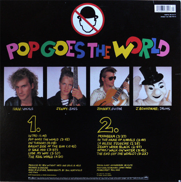 Men Without Hats : Pop Goes The World (LP, Album)