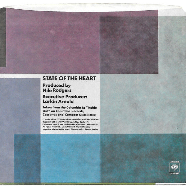 Philip Bailey : State Of The Heart (7")