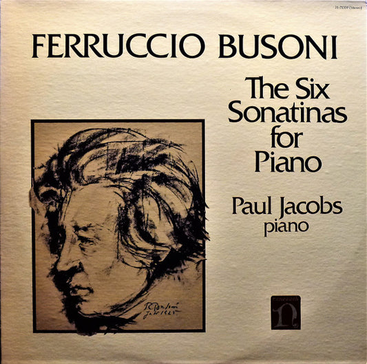 Ferruccio Busoni, Paul Jacobs (3) : The Six Sonatinas For Piano (LP)