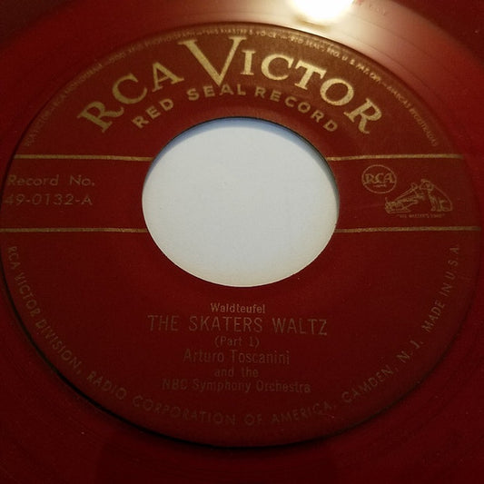 Arturo Toscanini And The NBC Symphony Orchestra : The Skaters Waltz  (7", Red)