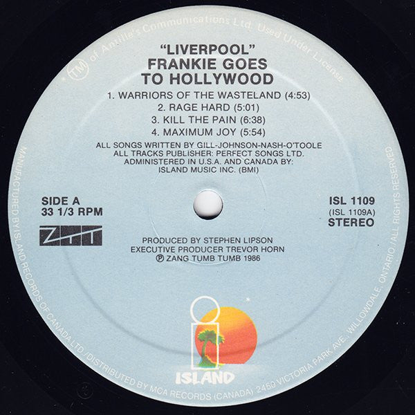 Frankie Goes To Hollywood : Liverpool (LP, Album)