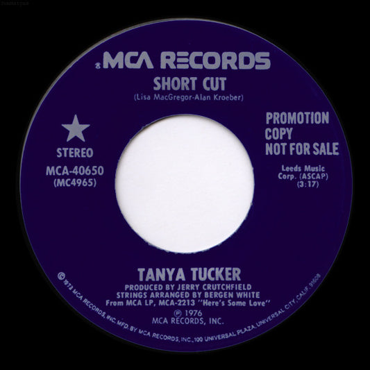 Tanya Tucker : Short Cut (7", Promo)