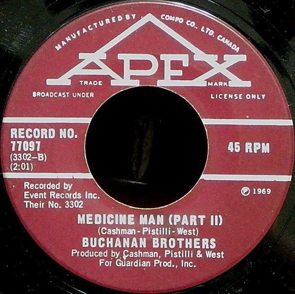 Buchanan Brothers (2) : Medicine Man (7", Single)