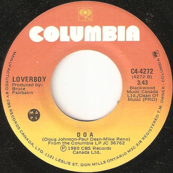 Loverboy : Lady Of The 80's (7", Single)