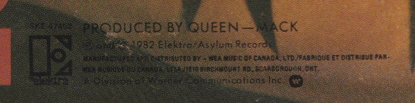 Queen : Body Language (7", Single)