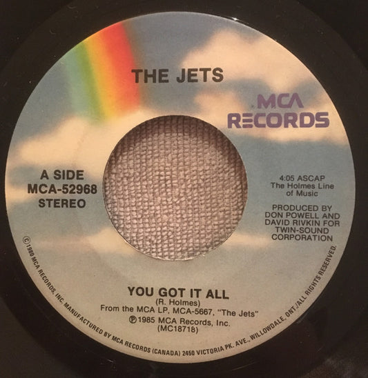 The Jets : You Got It All (7", Single)
