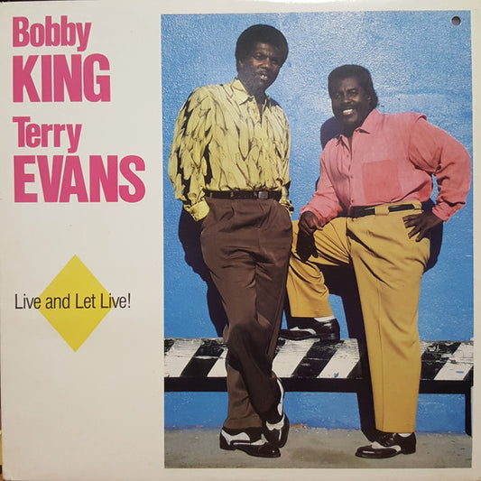 Bobby King &  Terry Evans : Live And Let Live! (LP, Album)
