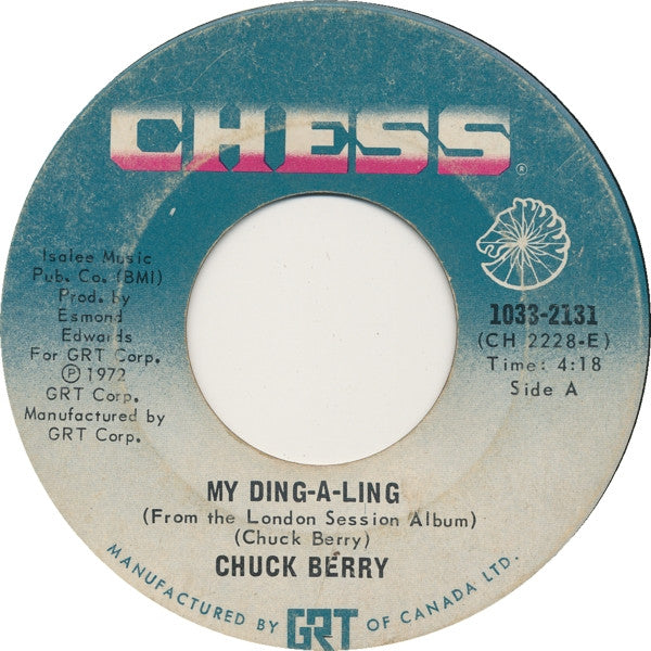 Chuck Berry : My Ding-A-Ling (7")