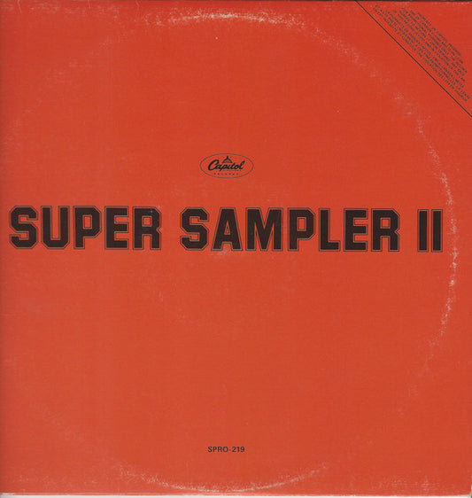 Various : Super Sampler II (LP, Promo, Smplr)
