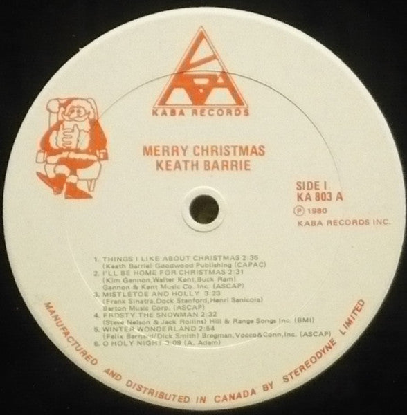 Keath Barrie : Merry Christmas (LP)