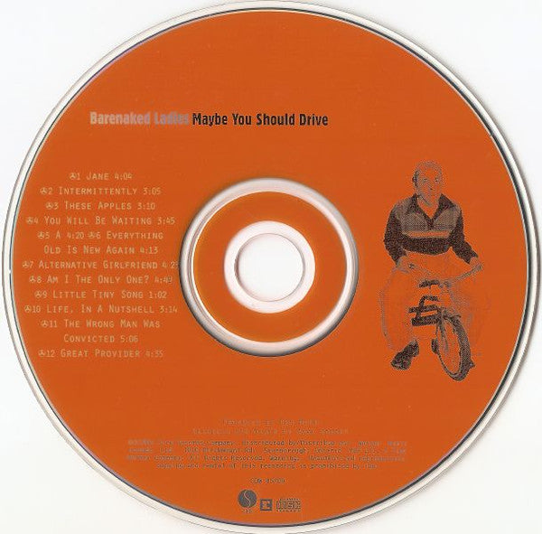 Barenaked Ladies : Maybe You Should Drive (CD, Album)