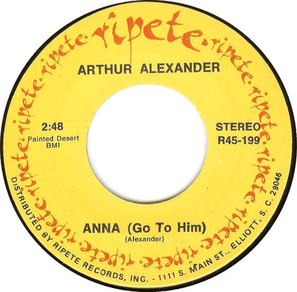 Arthur Alexander : You Better Move On / Anna (Go To Him) (7", Single, RE)