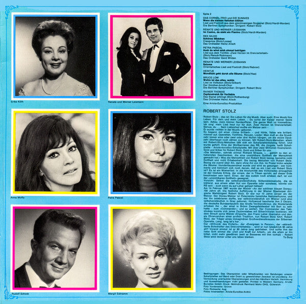 Robert Stolz : Die Ganze Welt Ist Himmelblau - Stars Gratulieren Robert Stolz Zum 90. Geburtstag (2xLP, Album, Gat)