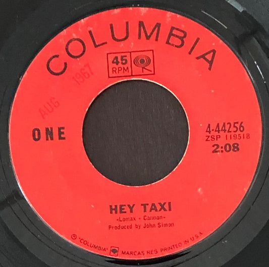 One (45) : Hey Taxi (7")