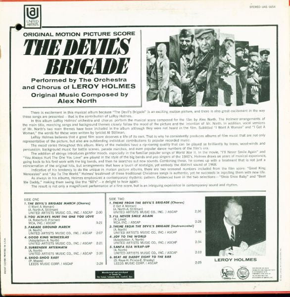 Alex North / Leroy Holmes : The Devil's Brigade (Original Motion Picture Score) (LP, Album)