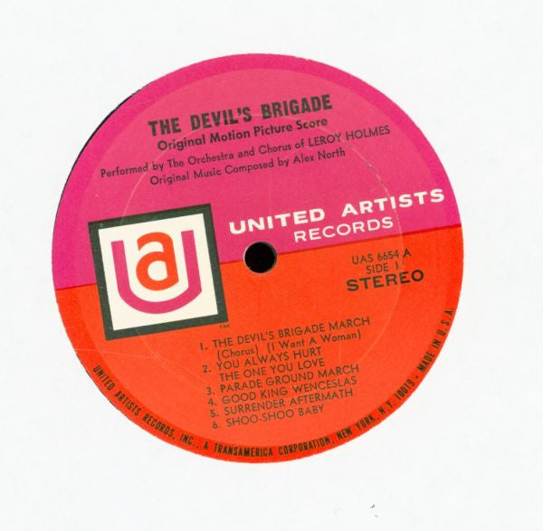 Alex North / Leroy Holmes : The Devil's Brigade (Original Motion Picture Score) (LP, Album)