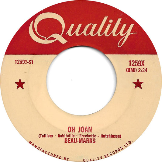 Beau-Marks* : Oh Joan  (7", Single)