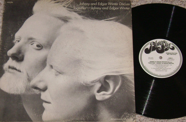 Johnny* & Edgar Winter : Johnny And Edgar Winter Discuss Together (LP, Promo)