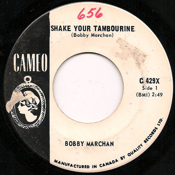Bobby Marchan : Shake Your Tambourine / Just Be Yourself (7", Single, Promo)