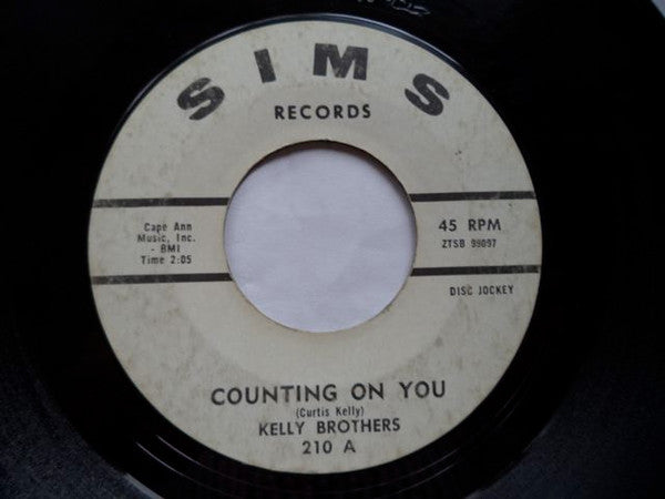 The Kelly Brothers : Counting On You / Time Has Made A Change (7", Promo)