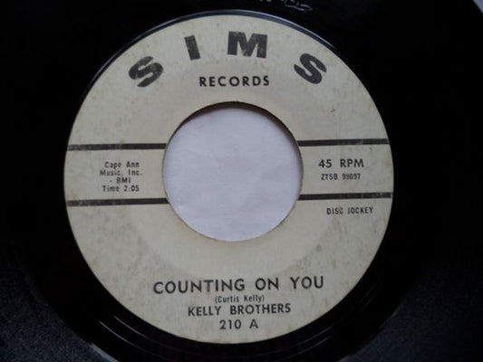 The Kelly Brothers : Counting On You / Time Has Made A Change (7", Promo)