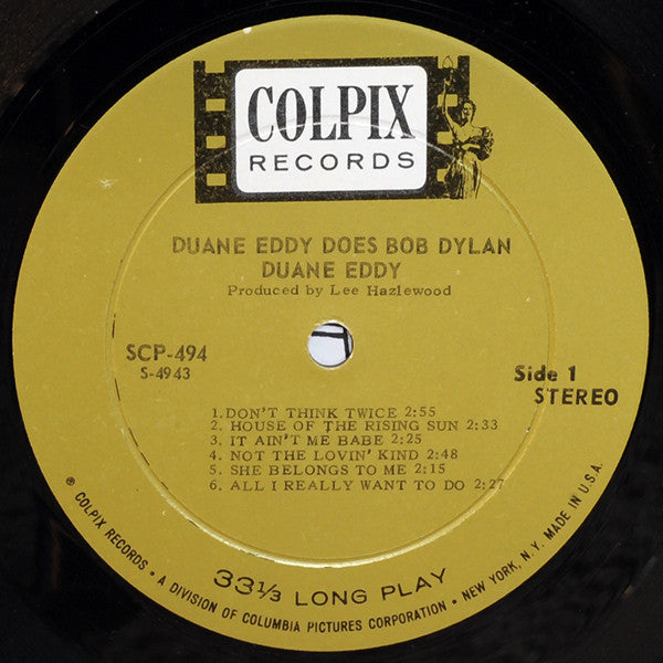 Duane Eddy : Duane Eddy Does Bob Dylan (LP, Album)