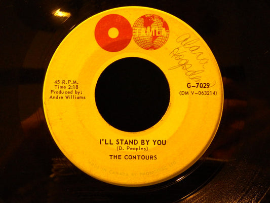 The Contours : Can You Do It / I'll Stand By You (7", Single)