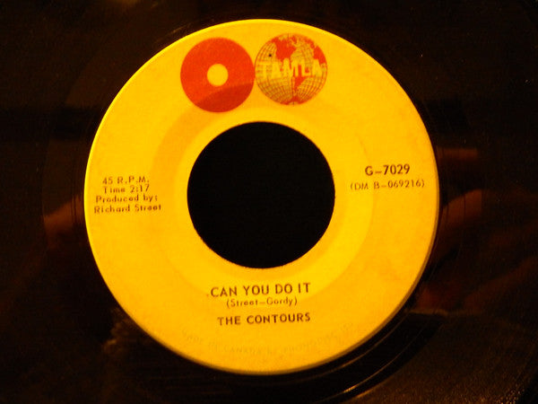 The Contours : Can You Do It / I'll Stand By You (7", Single)