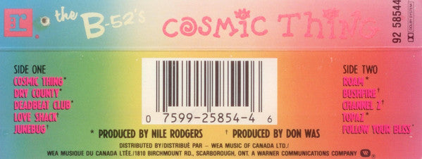 The B-52's : Cosmic Thing (Cass, Album, Dol)