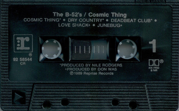 The B-52's : Cosmic Thing (Cass, Album, Dol)