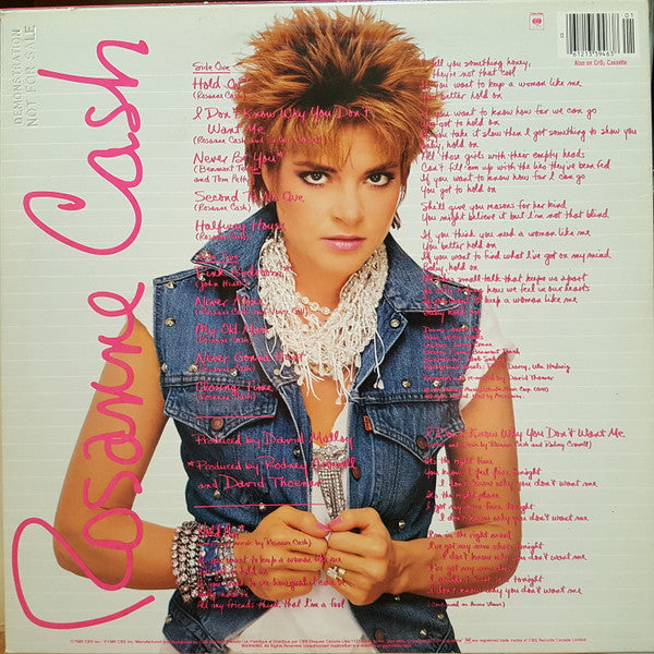 Rosanne Cash : Rhythm And Romance (LP, Album)