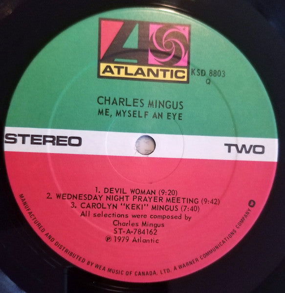 Charles Mingus : Me Myself An Eye (LP, Album)