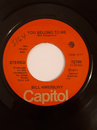 Bill Amesbury : You Belong To Me (7", Single)