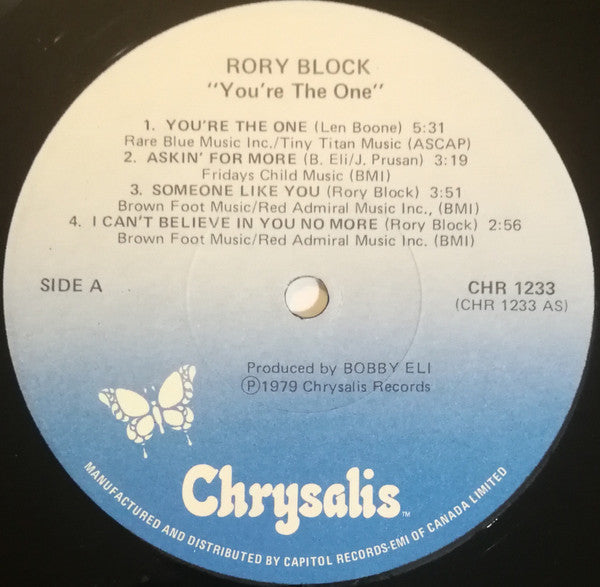 Rory Block : You're The One (LP, Album)