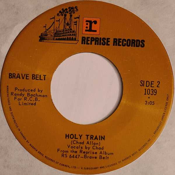 Brave Belt : Crazy Arms, Crazy Eyes / Holy Train (7", Single)