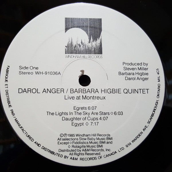 Darol Anger / Barbara Higbie Quintet With Mike Marshall (2), Todd Phillips And Andy Narell : Live At Montreux (LP, Album)