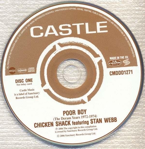 Chicken Shack Featuring Stan Webb* : Poor Boy - The Deram Years 1972-1974 (2xCD, Album, Comp, RM)