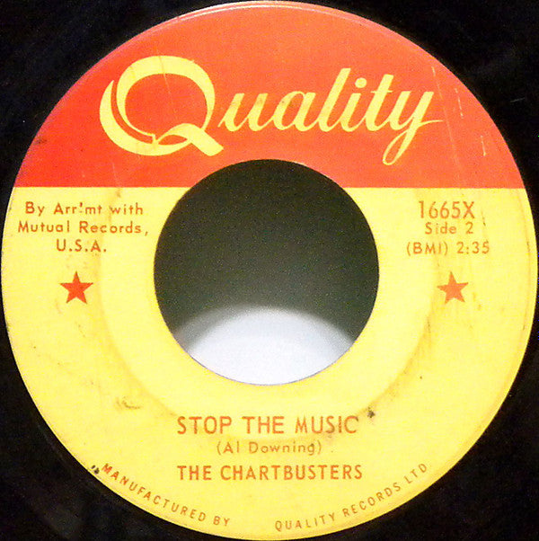 The Chartbusters (2) : Why (Doncha Be My Girl) (7", Single)