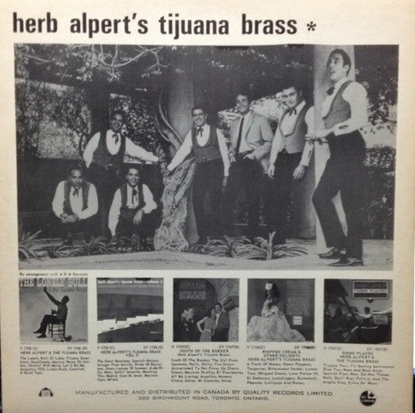 Herb Alpert & The Tijuana Brass : South Of The Border (LP, Album)