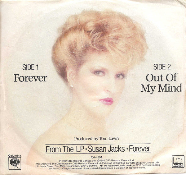 Susan Jacks : Forever (7", Single)