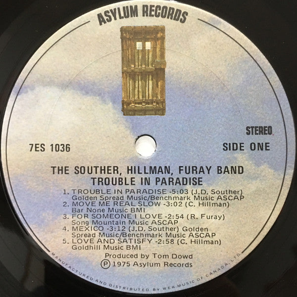 The Souther-Hillman-Furay Band : Trouble In Paradise (LP, Album)