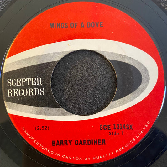 Barry Gardiner* : Wings Of A Dove (7", Single)