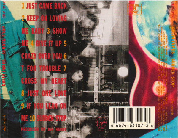Colin James (2) : Sudden Stop (CD, Album)