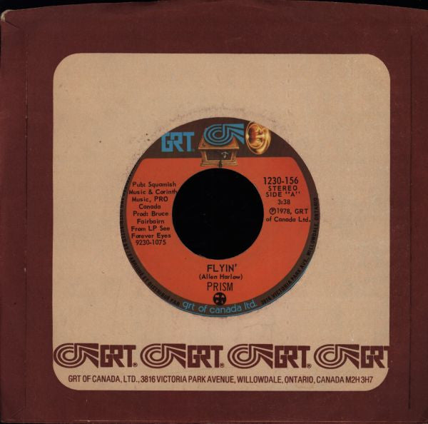 Prism (7) : Flyin' / Just Like Me (7", Single)