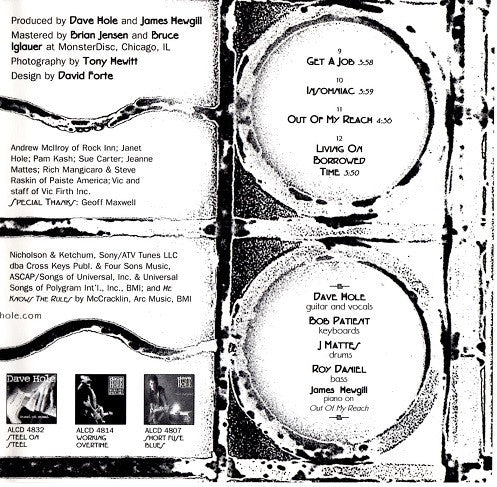 Dave Hole : Outside Looking In (CD, Album)