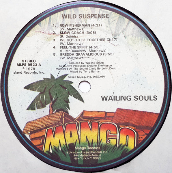 Wailing Souls : Wild Suspense (LP, Album)